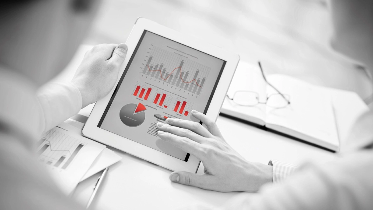 People looking at tablet